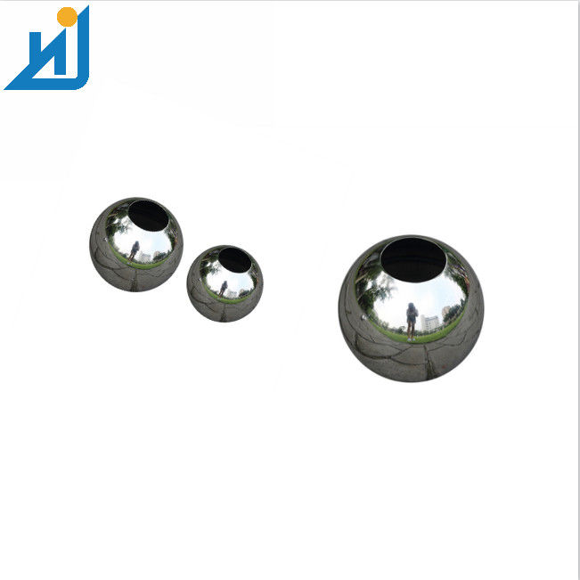 Auto Parts Hollow Metal Ball With Hole , Steel Ball With Hole Shiny Finish