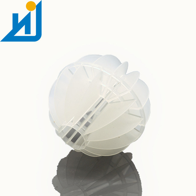 High Strength Hollow Plastic Balls , HDPE Hollow Balls Large Surface Area
